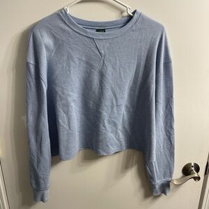 Wild Fable Sky Blue Waffle Knit Top